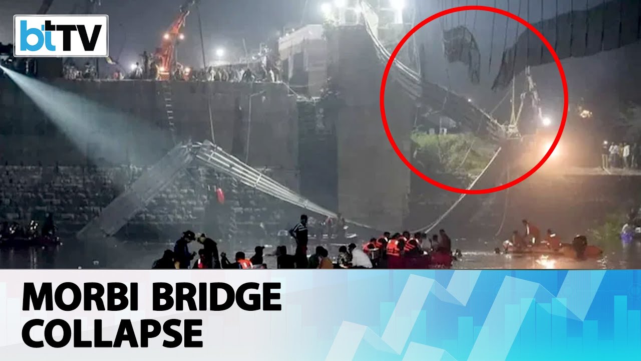 Cable Bridge In Gujarat's Morbi Collapsed Just Days After Renovation