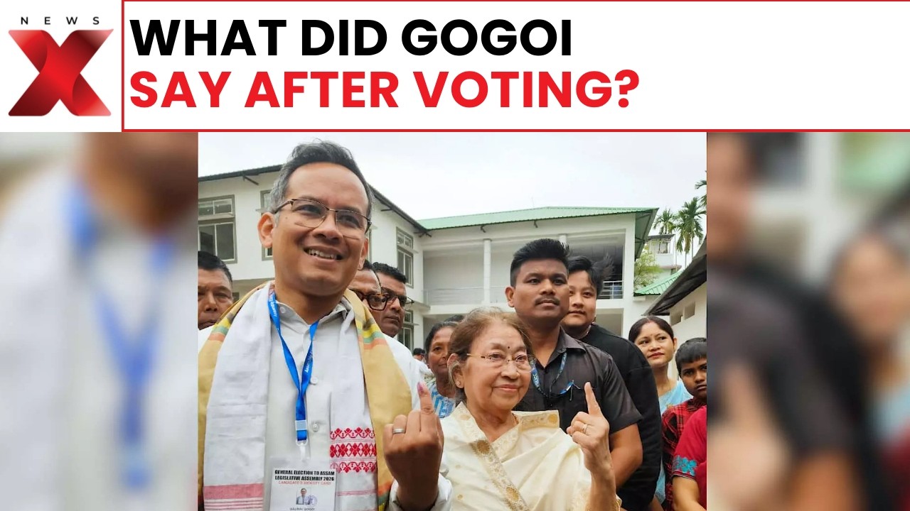 Big Moment in Jorhat as Gogoi Votes&mdash;His Statement Is Going Viral | NewsX