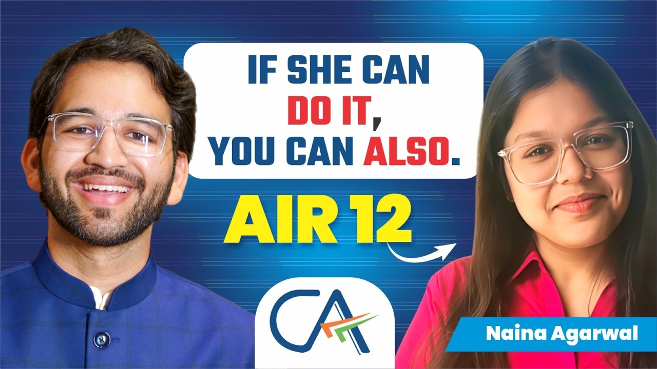 Every CA Student Should Learn From Her! CA Inter AIR 12 Interview