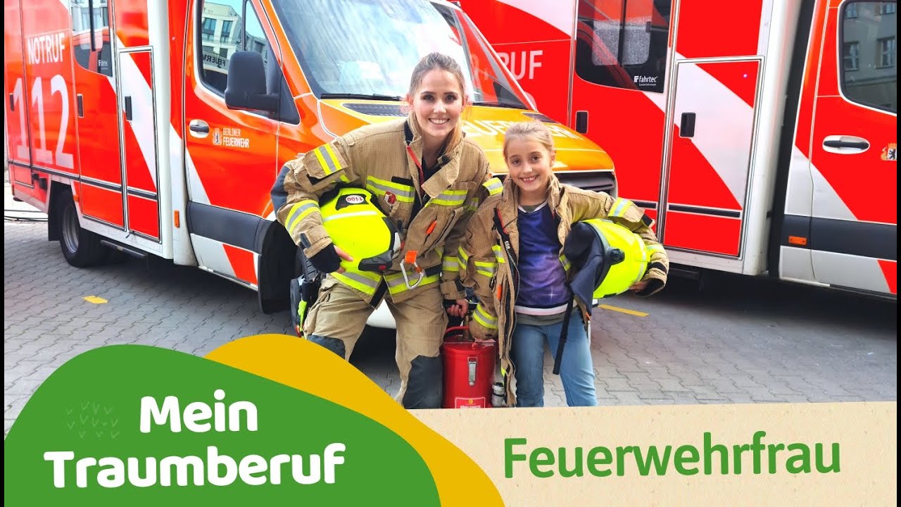 Feuerwehrschule 🚒 Ein Tag als Feuerwehrmann/frau | Mein Traumberuf |  Kinderdoku