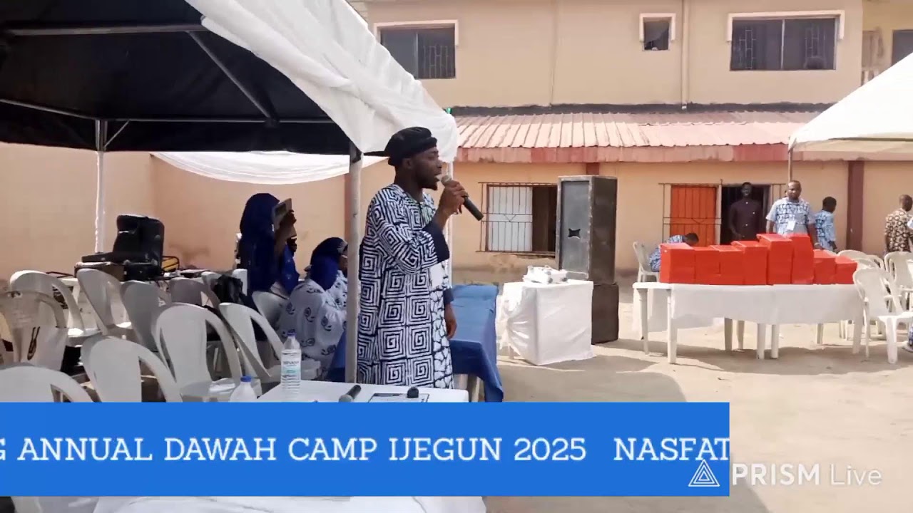 NASFAT LAGOS ZONE 2 YOUTHWING ANNUAL DAWAH CAMP IJEGUN 2025