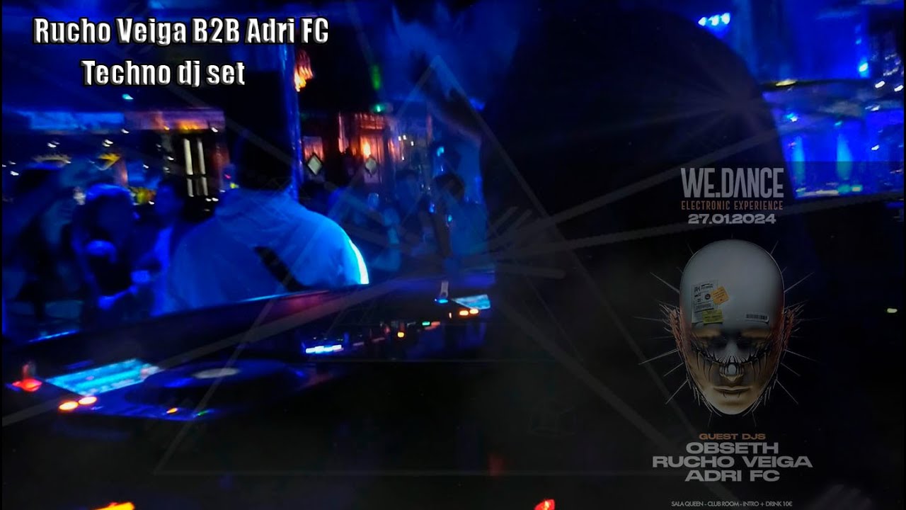 Rucho Veiga B2B Adri FC @ Queen, club Room TECHNO dj set