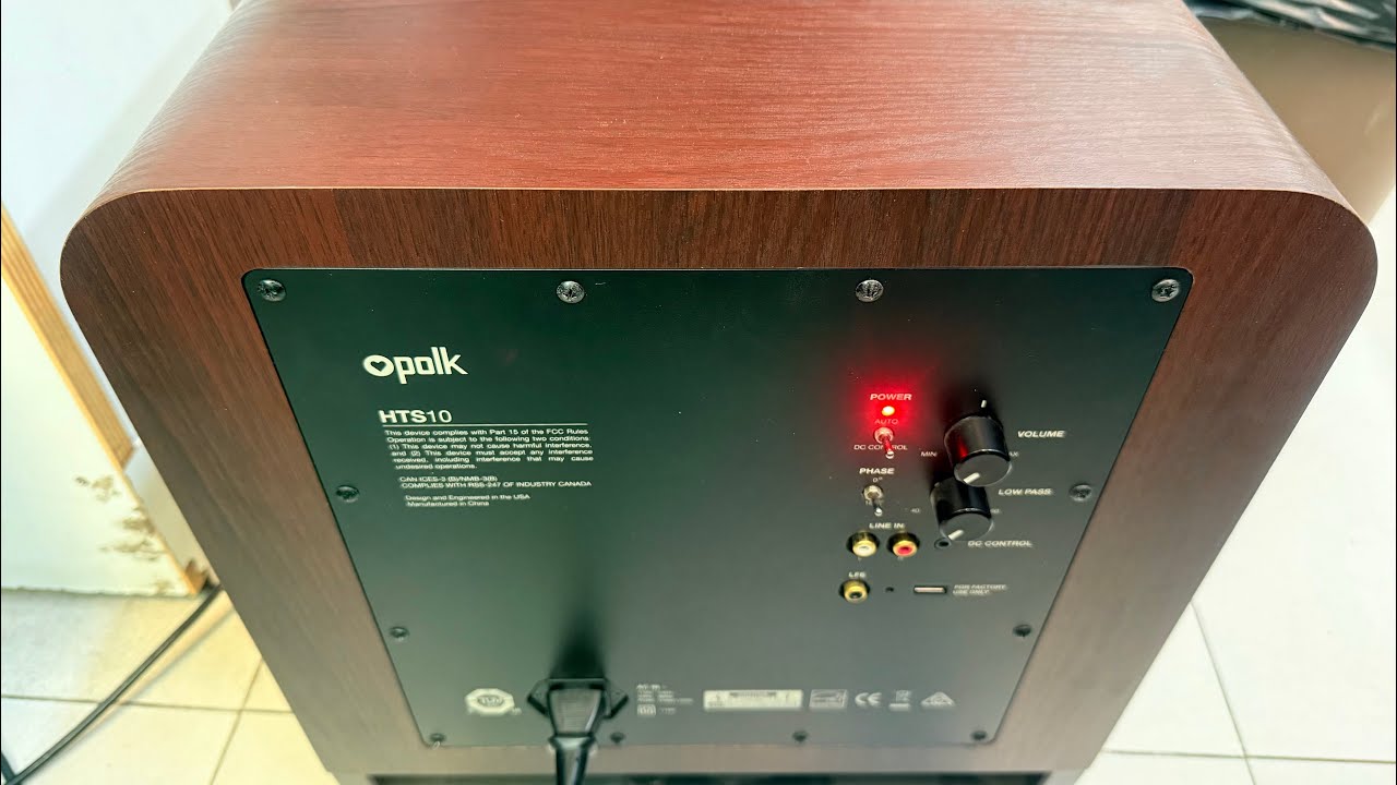 Polk. HTS. Мигает красный индикатор.