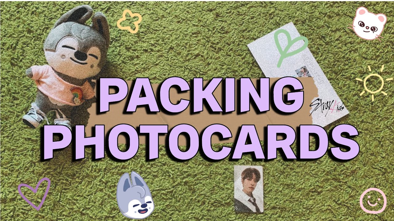 упаковка карт | packing orders photocards stray kids