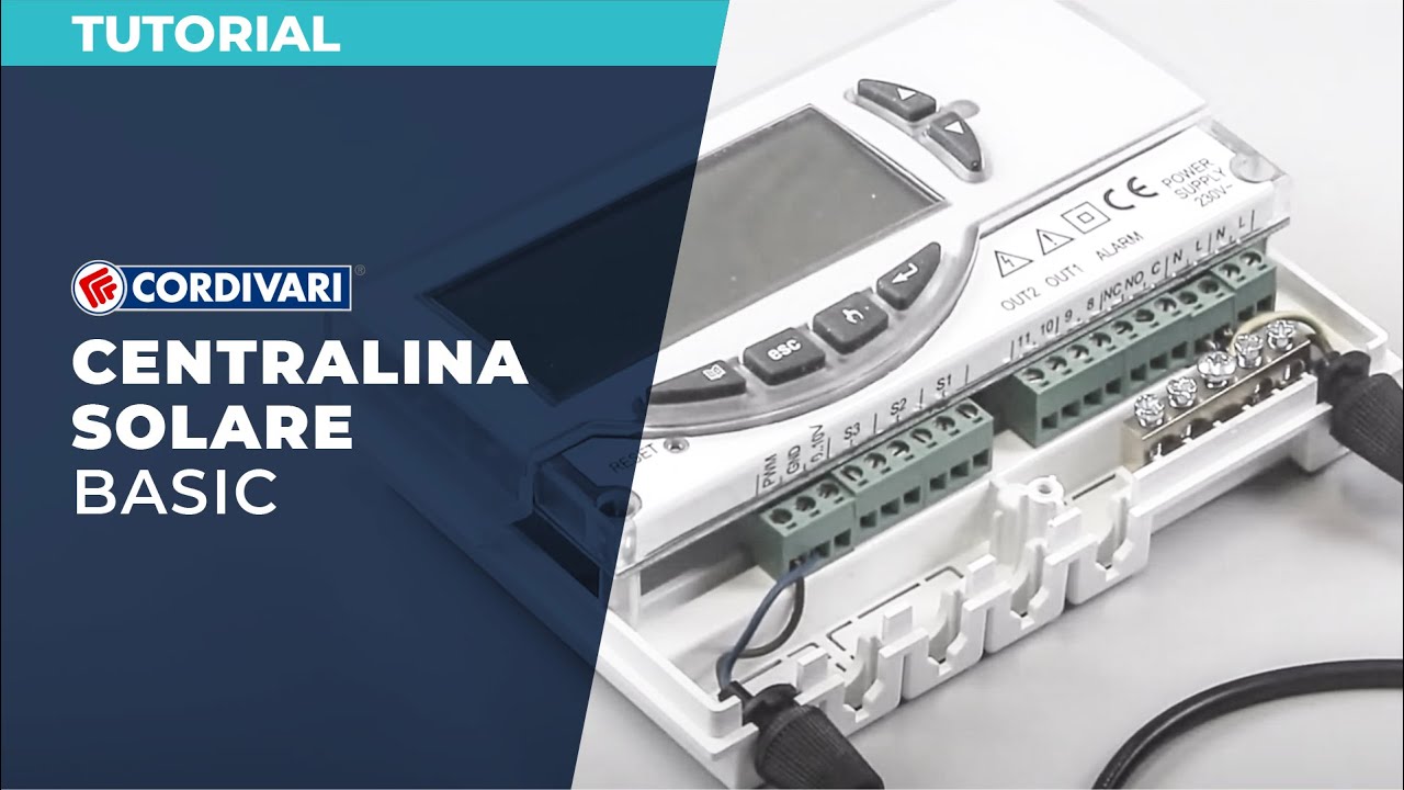 Cordivari Tutorial | Cablaggio centralina basic Cordivari con Circolatore PWM  (2021)