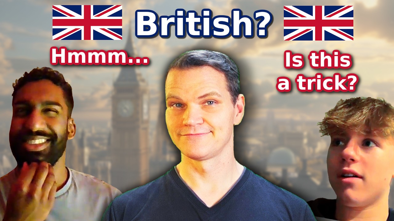 Can I Fool Brits With a FAKE British Accent?! (EXPERIMENT)