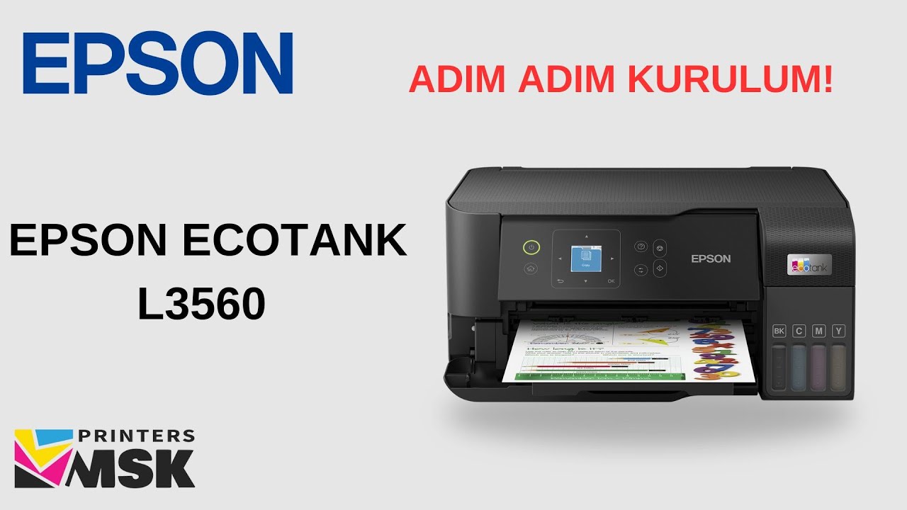 Epson EcoTank L3560 Yazıcı Kurulumu