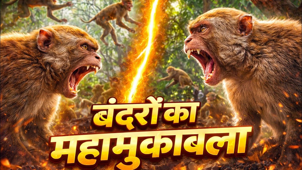 Aaj hua bandro ke bich mahamukaabla 😀😅🙏 #vlog #vlogging #vlogs #vlogger #trending #temple #vloglife 
