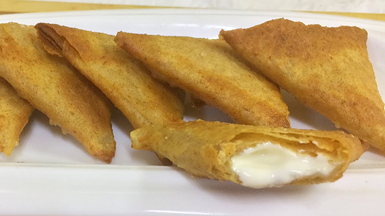 Cheese samosa recipe/ arabic style cream cheese samosa