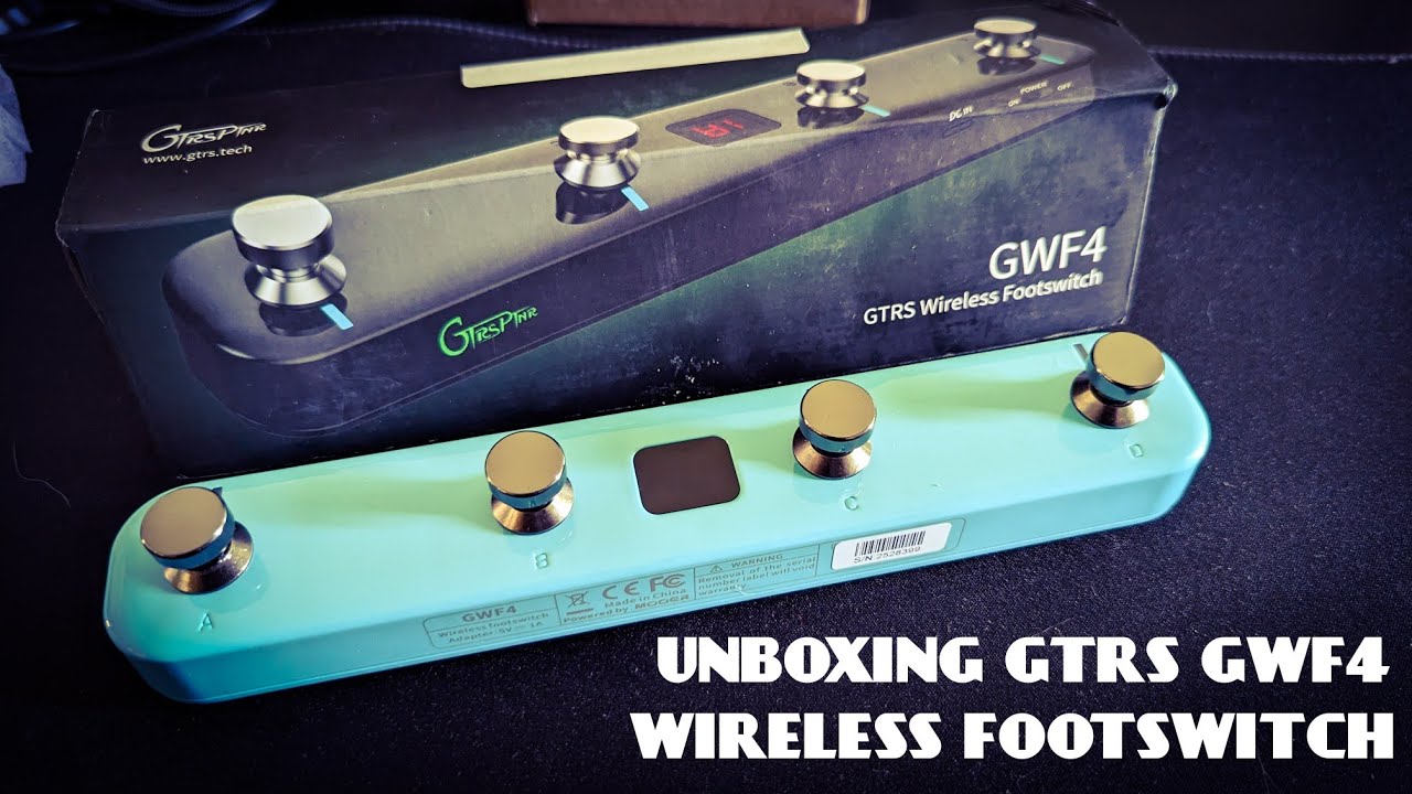 GTRS GWF4 Footswitch - Unboxing R&aacute;pido