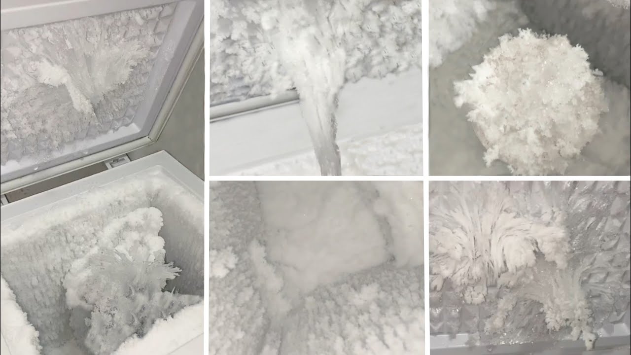 LZM DEEP FREEZER / FREEZER FROST EATING / WHITE ICE EATING / ASMR
