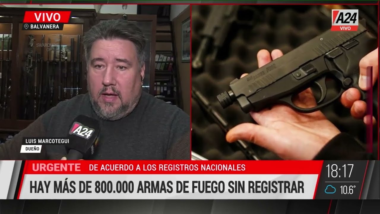 El Gobierno presentará un proyecto de ley para regularizar la tenencia de armas