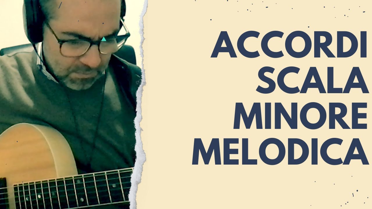 Non conosci gli accordi in tonalità minore melodica? Studiamoli. Lez 2x25 Chitarra jazz principianti