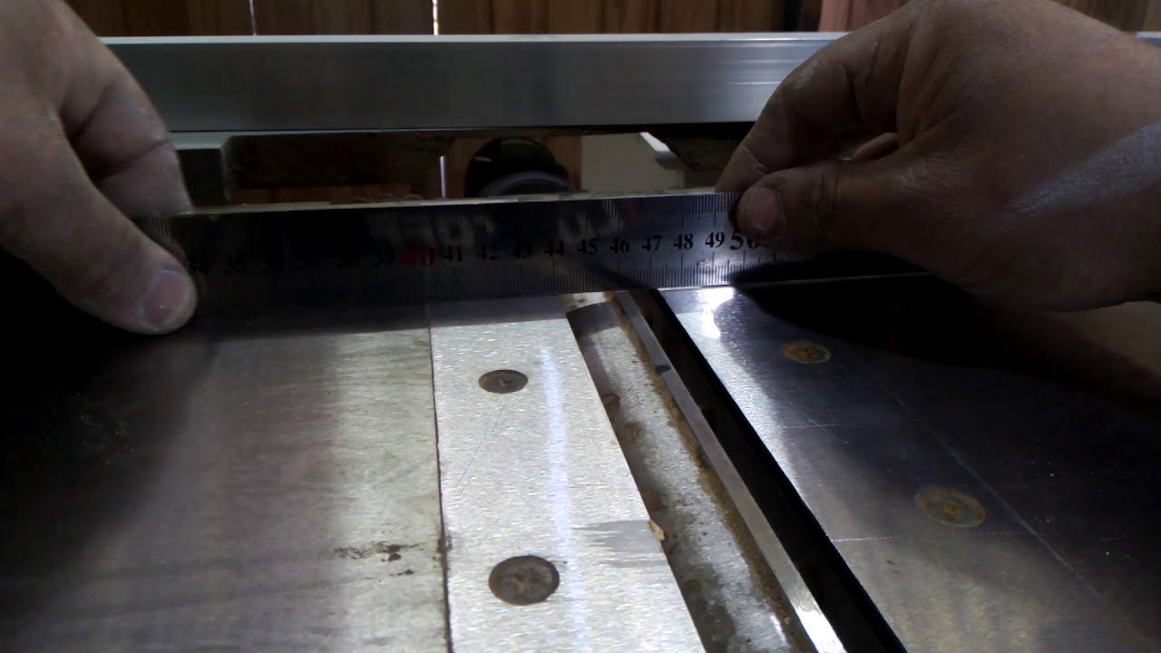 Calibración cuchillas de garlopa