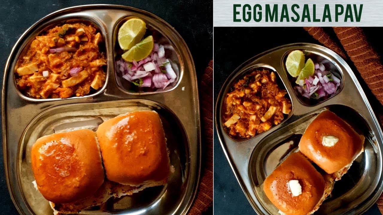 EGG MASALA PAV | Pav Egg Bhaji - street style snack