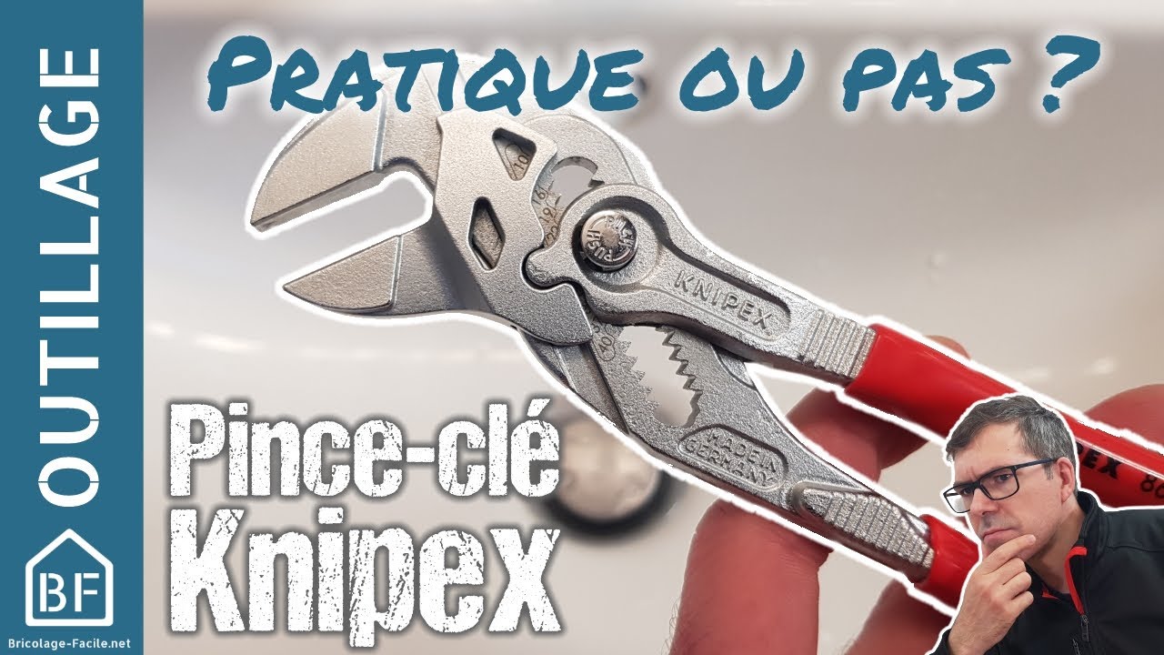 Accessoire pratique : pince clé Knipex, une pince deux en un...
