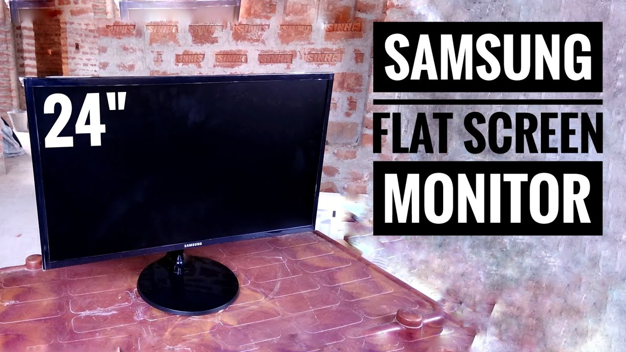 Samsung 24 inch Flat Monitor LS24F350FHWXXL Unboxing & Quick Review🔥