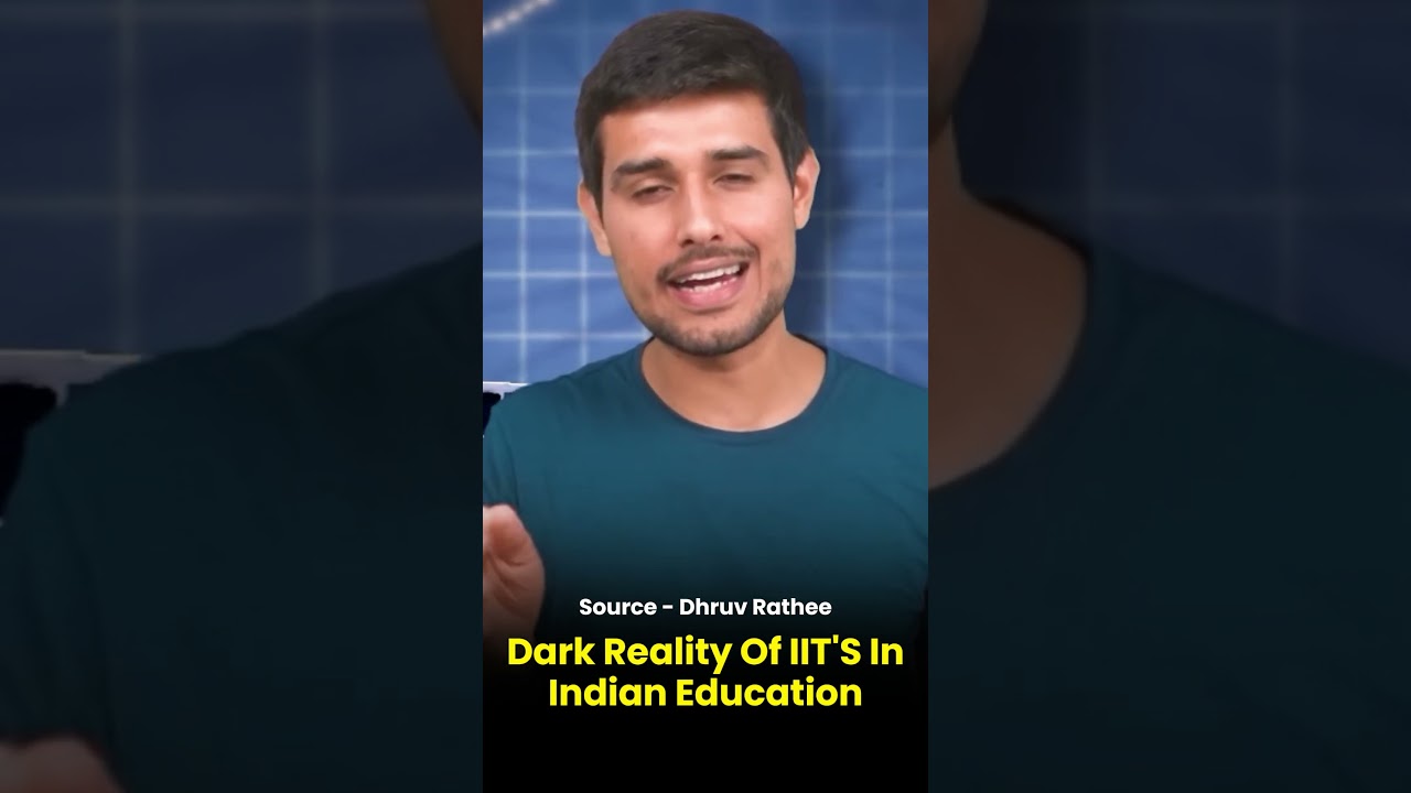 Reality Of IIT's And NIT's In India | Dhruv Rathee said truth of Indian Education | Dhruv Rathee