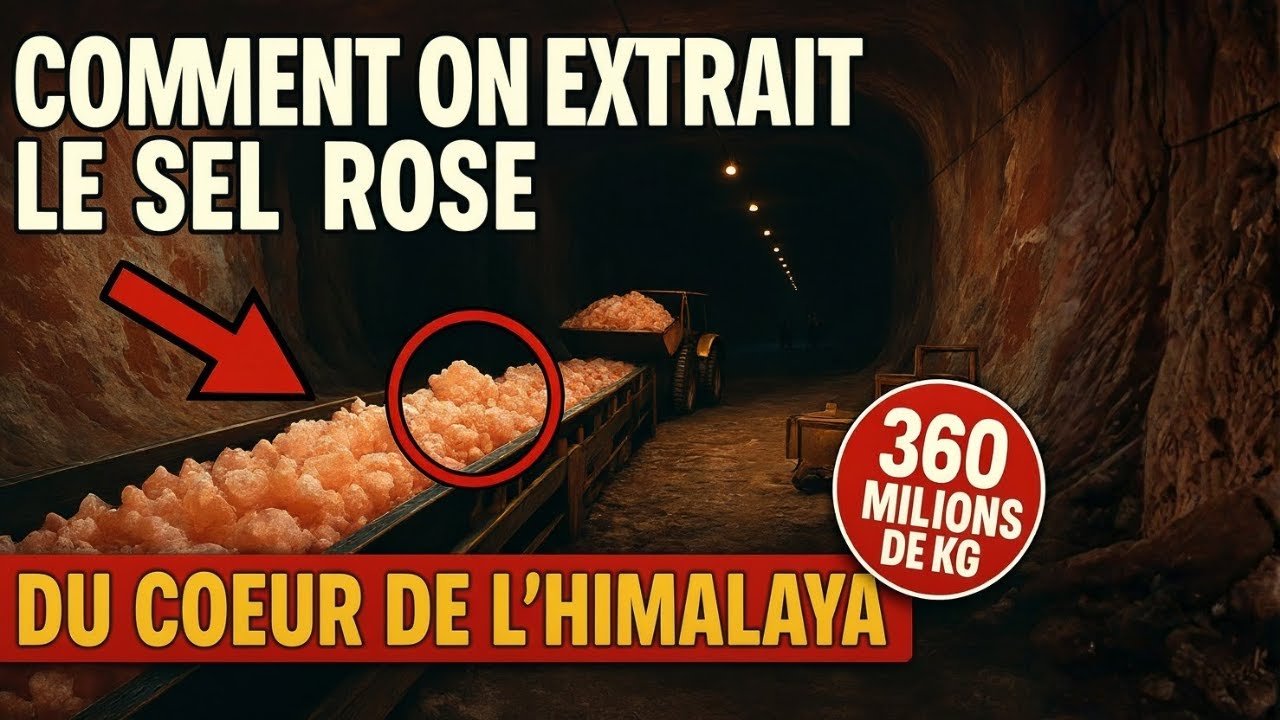 Comment on extrait 360 millions de kilos de sel de l&rsquo;Himalaya 🧂 | Un processus INCROYABLE