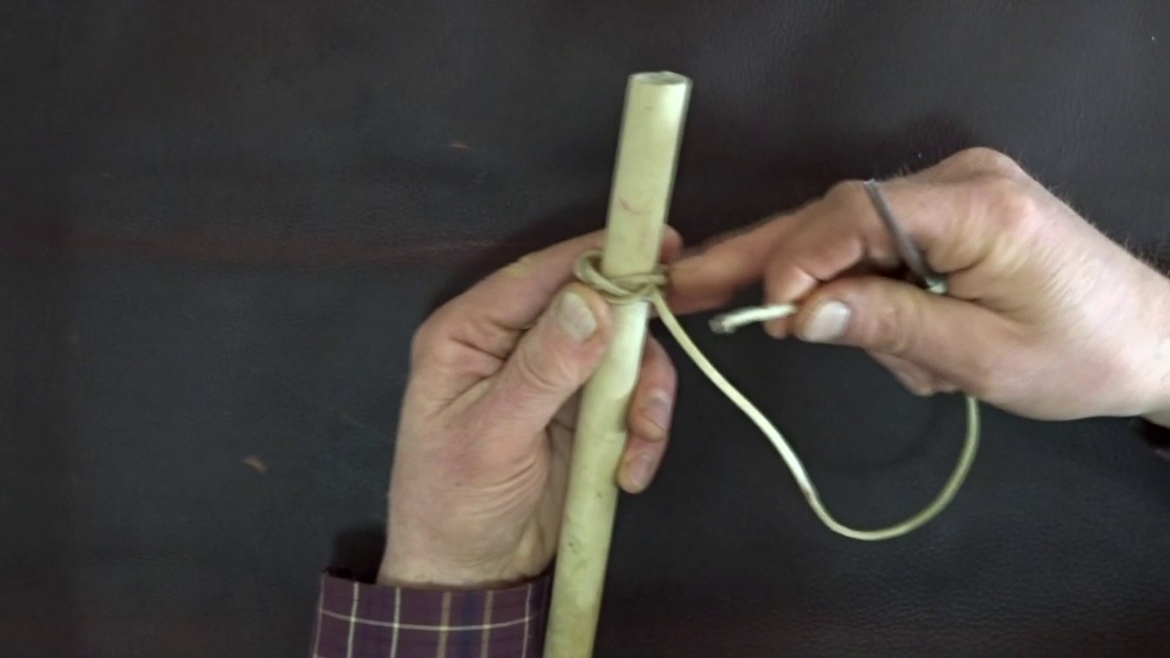 How to tie a rawhide ring knot by Mario Johnson