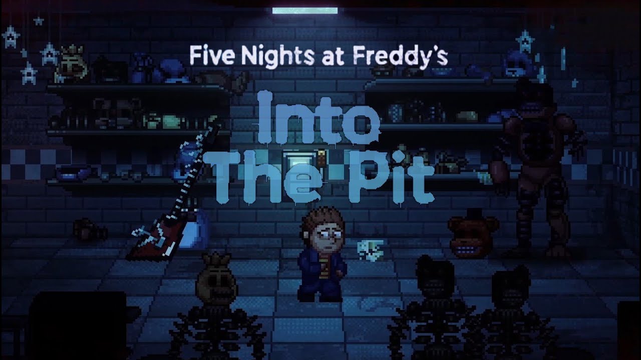 Побег и исследование пиццерии || FNAF Into The Pit