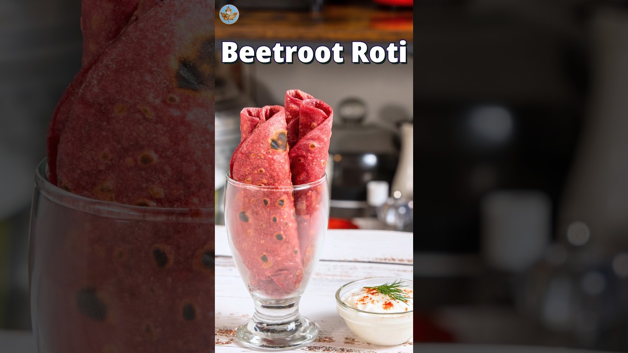 Beetroot Roti - Red, Healthy & Delicious