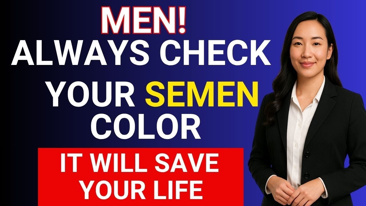 UROLOGIST EXPLAINS: Why You Must Check Your SEMEN Color Because it Will Save Your Life