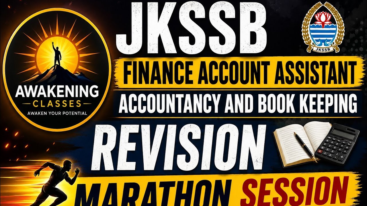 Accountancy and Book Keeping l Complete Marathon Session l Part 1 l