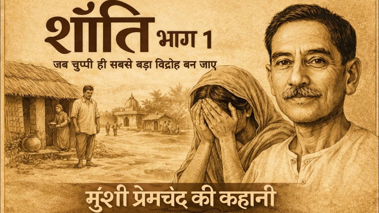 शांति भाग 1 ll जब चुप्पी ही सबसे बड़ा विद्रोह बन जाए ll Munshi Premchand की अमर रचना ll