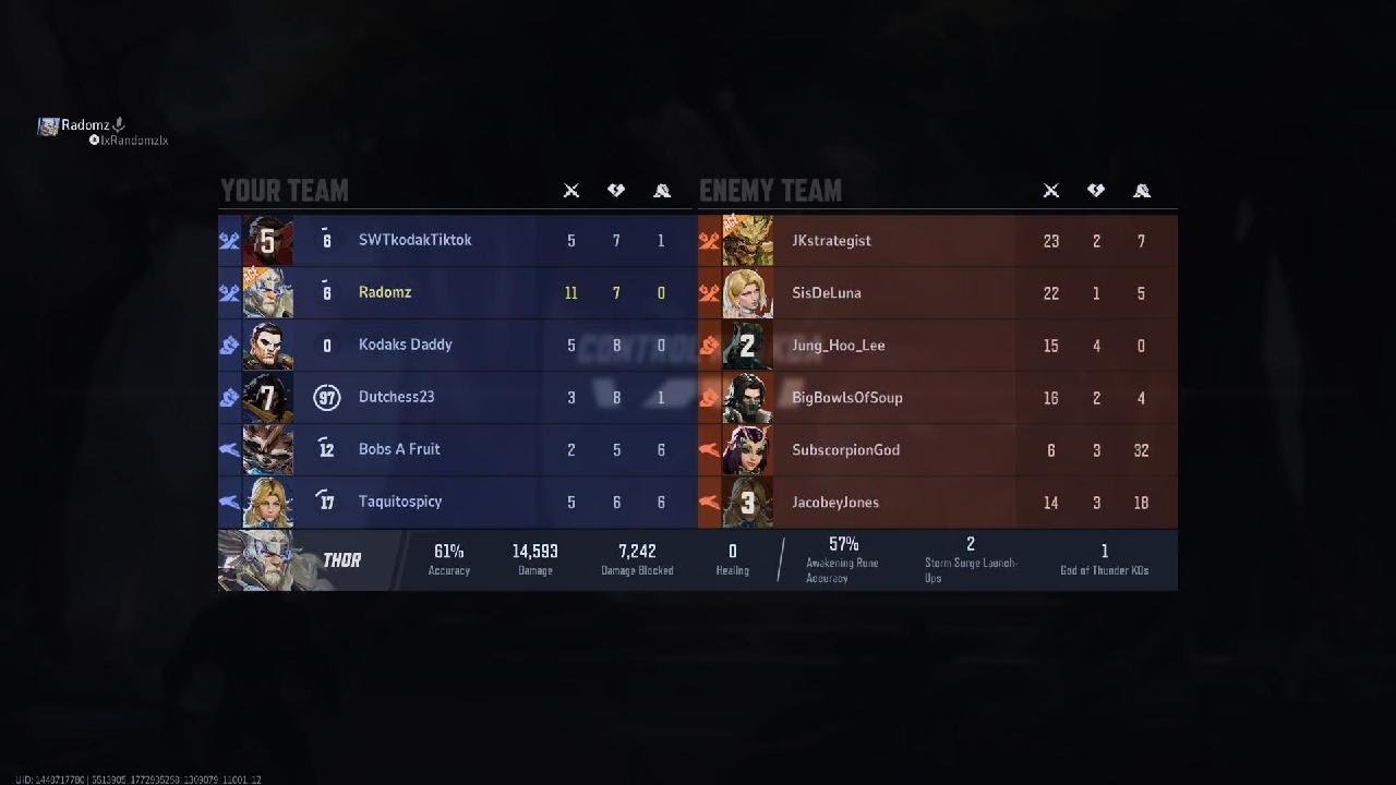 Marvel Rivals 60-0