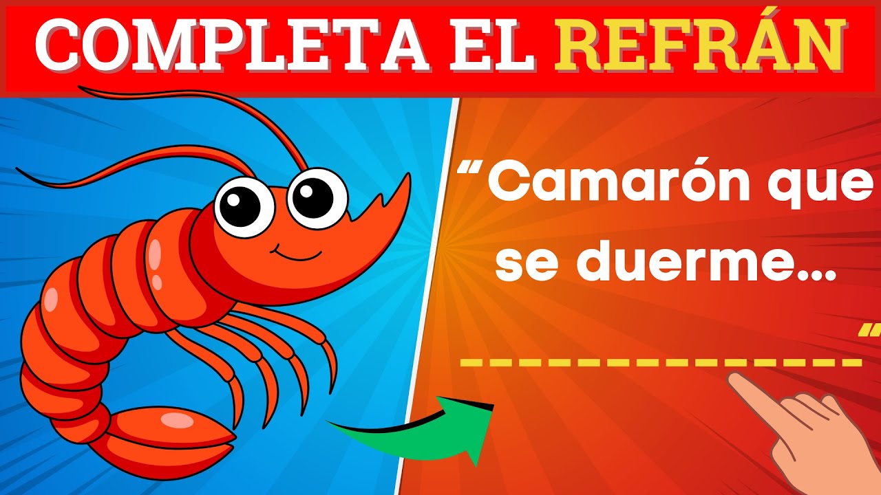 Si completas estos 50 REFRANES, eres un VERDADERO EXPERTO