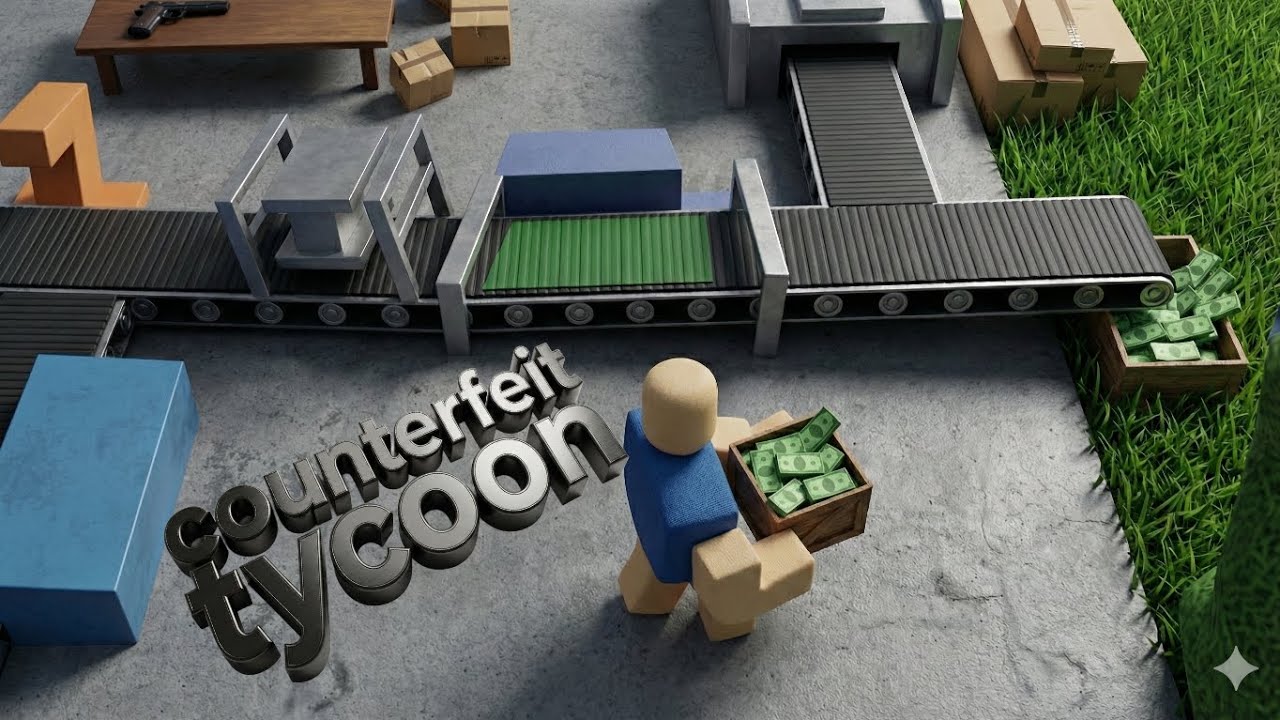 ROBLOX counterfeit tycoon தமிழ்  fun gamepkay😂😂✌️