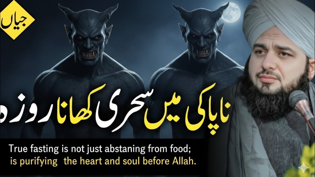 Napaki Mein Sehri kar sakty 🤔 kya Roza Hojata ha? Ramzan Bayan peer Ajmal Raza qadri 