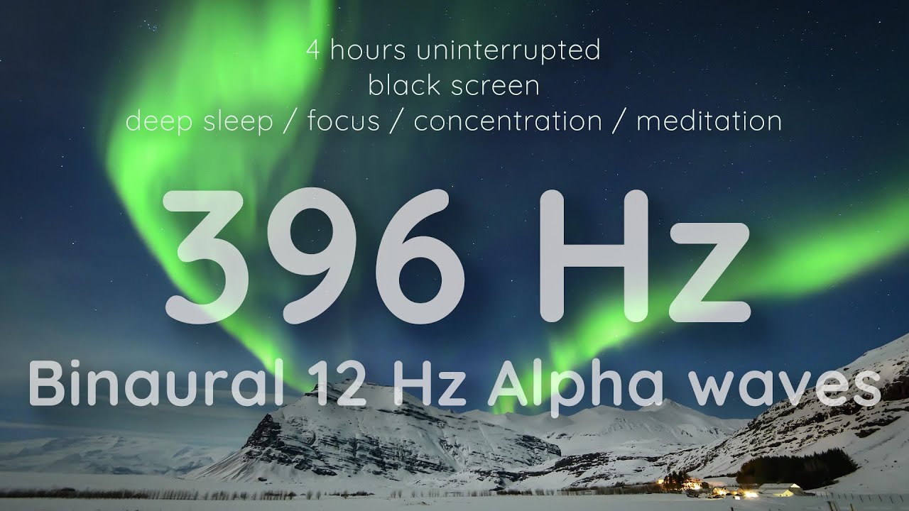396 Hz Grounded Focus | 12 Hz Binaural Clarity Waves | 4-Hour Concentration Audio