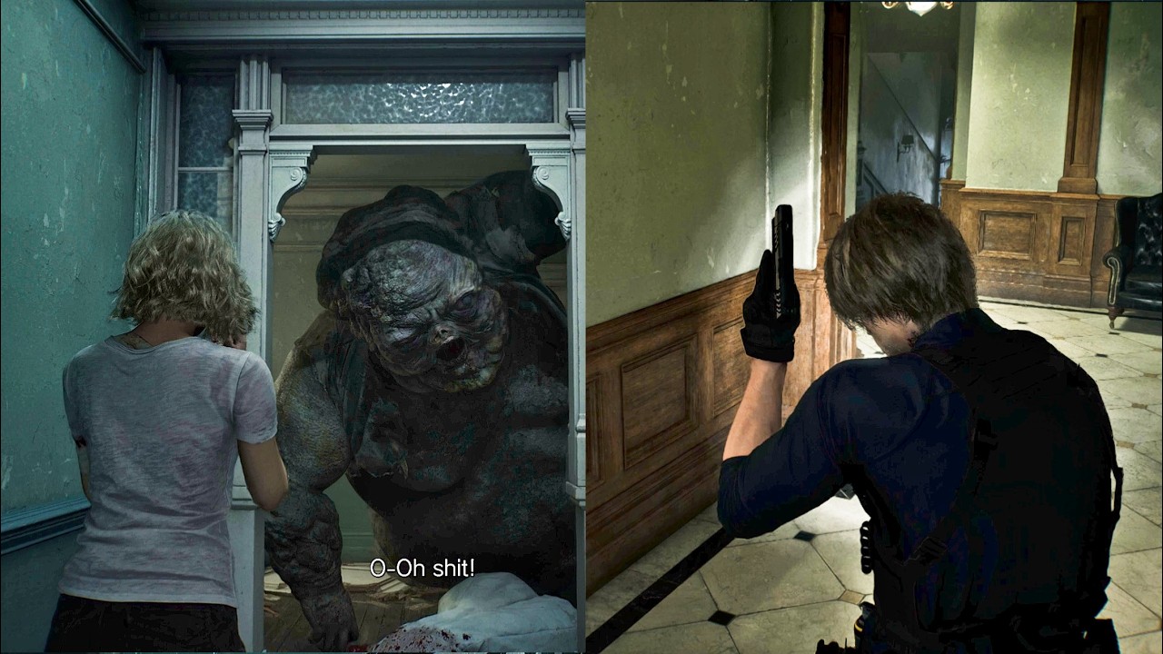 Леон против Грейс &mdash; Молчаливый против Агрессивного Чинка Килла &mdash; Resident Evil 9