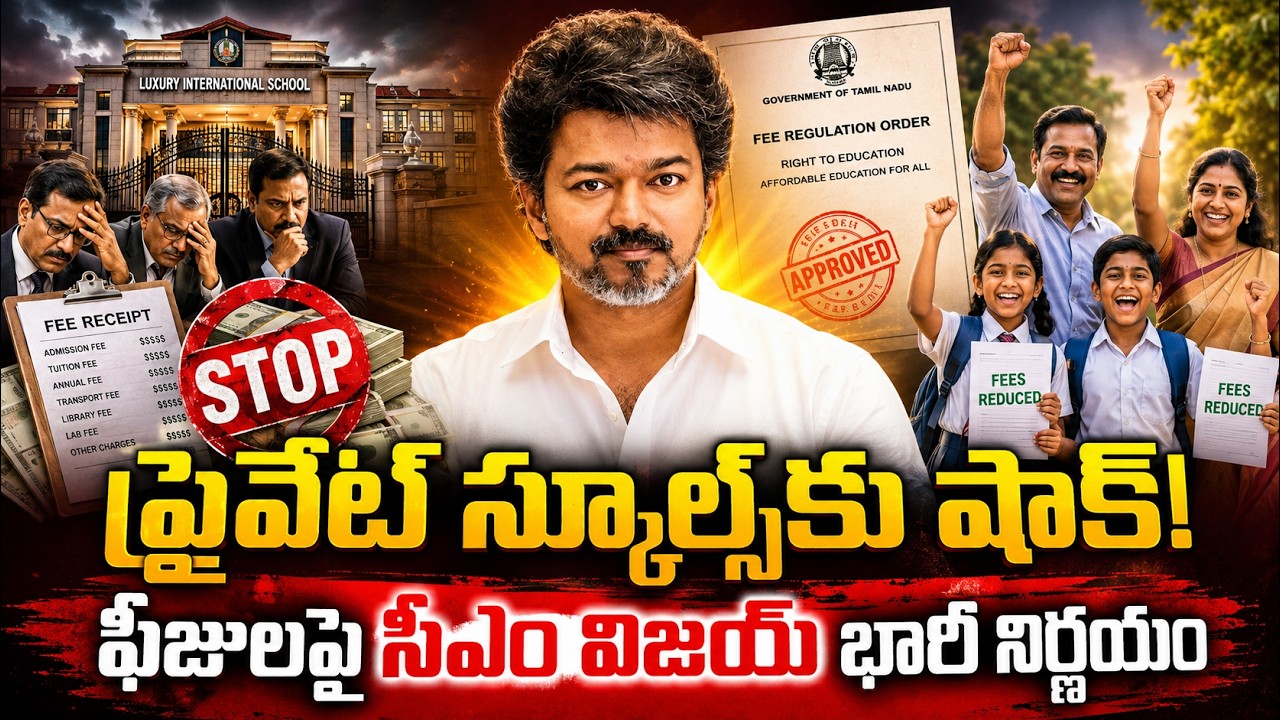 Tamil Nadu CM Vijay's Big Decision on Private School Fee Structure 2026-27 | iDream