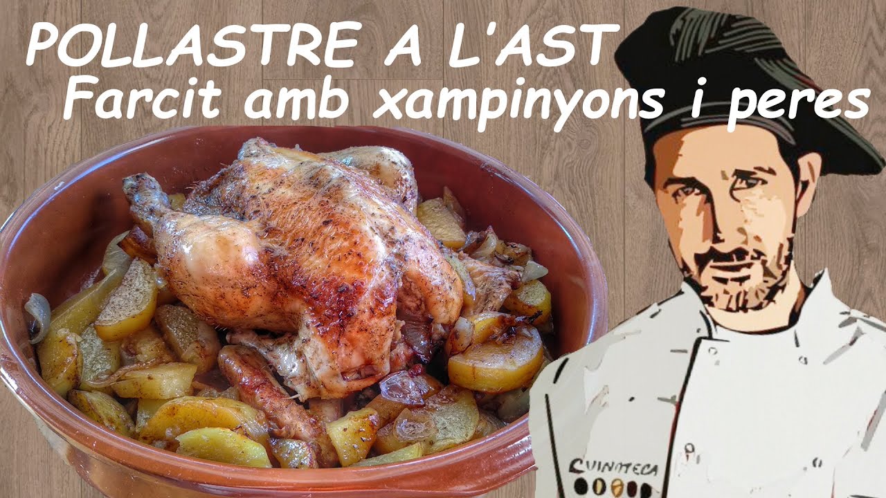 POLLASTRE AL FORN amb patates i ceba... ahh i farcidet  _ Receptes de cuina