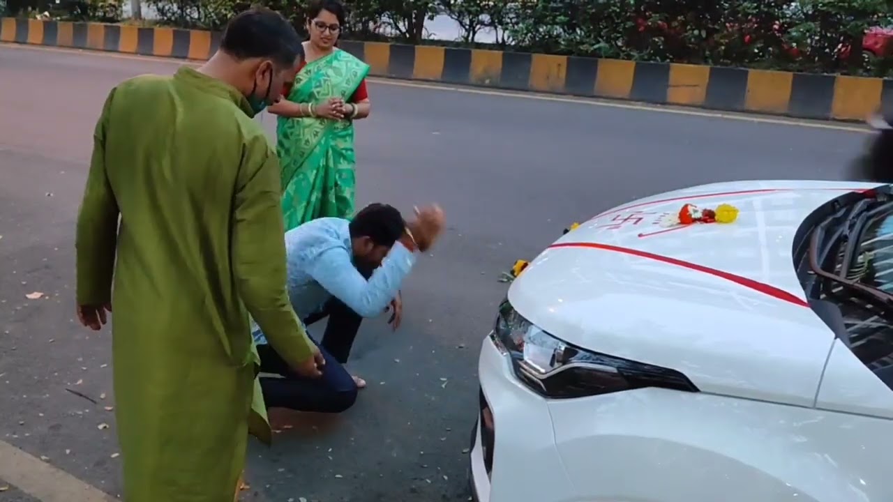 Tata Nexon delivery|New Car#Puja#Iskcon#nexon#navimumbai#vlog#vlogger#newcar#haircut#hair#TATA