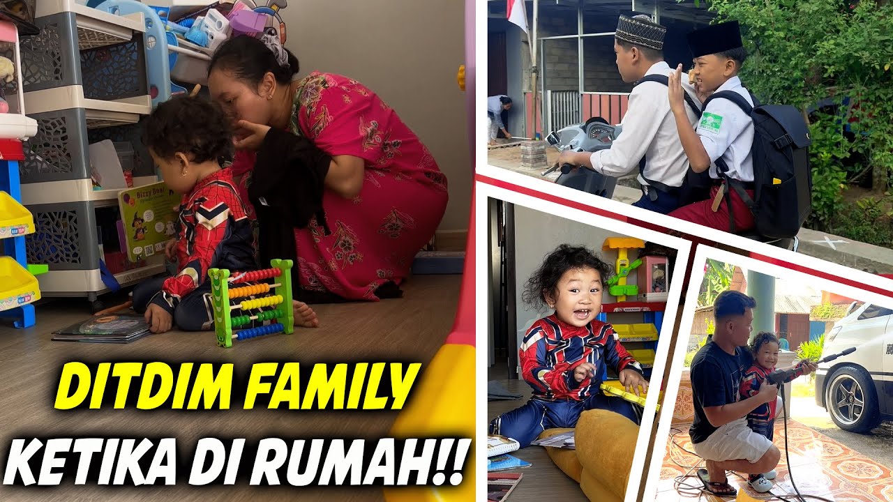 DAILY VLOG RANDOM DITDIM FAMILY KETIKA DIRUMAH..