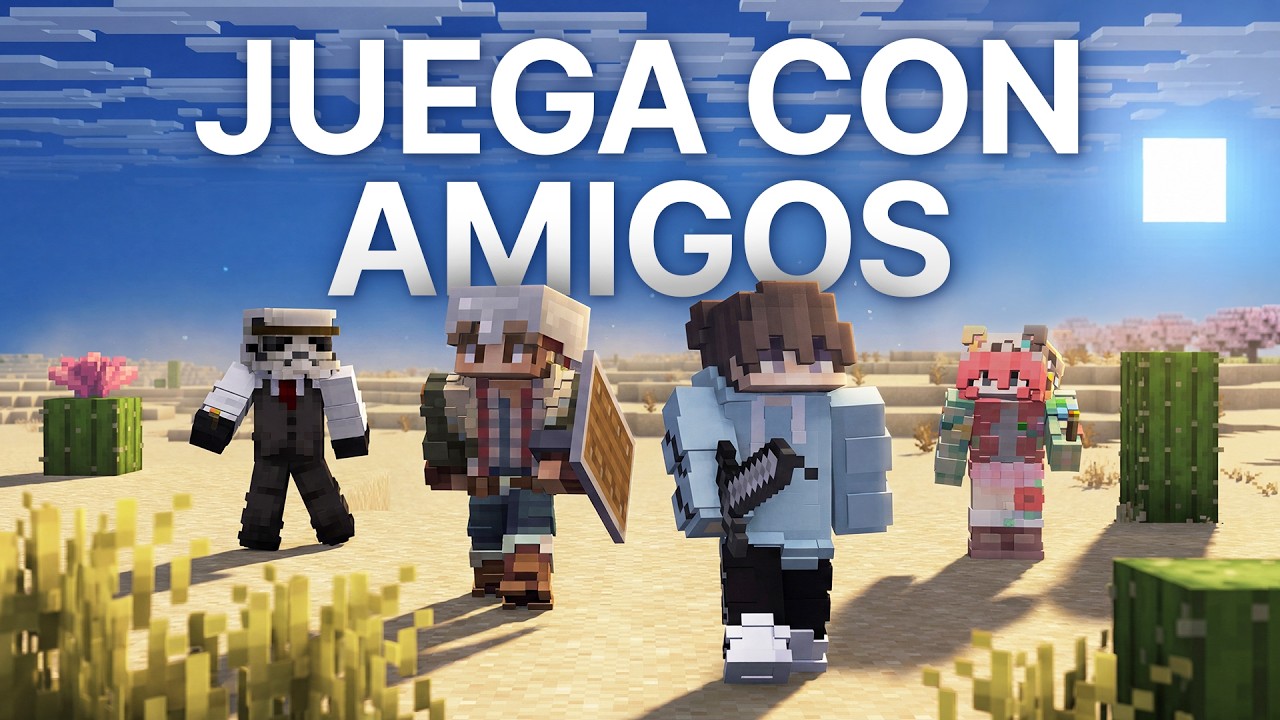 C&oacute;mo Jugar Minecraft con Amigos (Edici&oacute;n Java 2026)