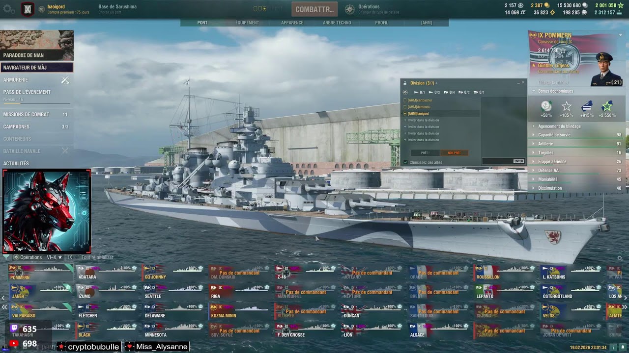 - 21 - [ FR /  PC / DIV / SNIPE ] On regarde la maj 15.2 sur le PTS sur World of Warships