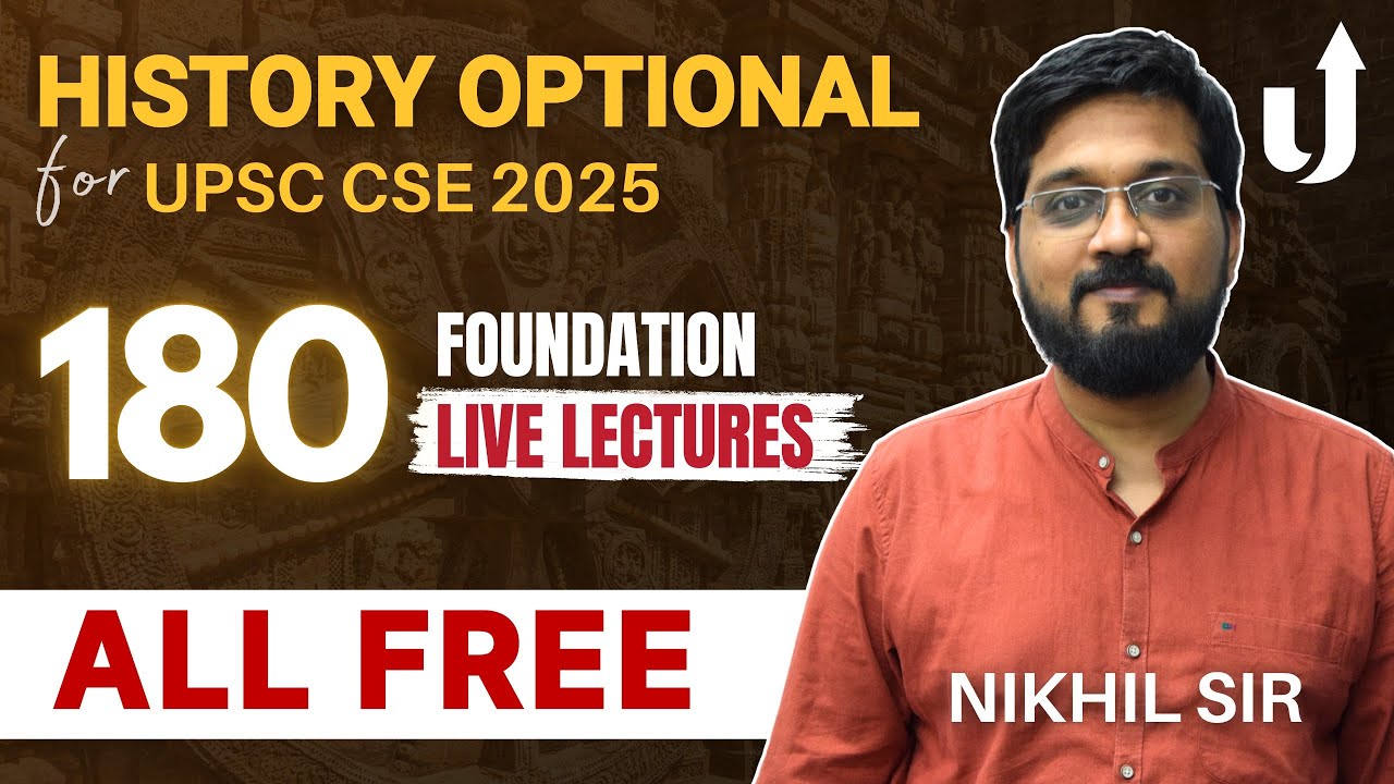 🏆(FREE 180+ LIVE Lectures) History Optional Foundation for UPSC CSE 2025 | LevelUp IAS (Link below)