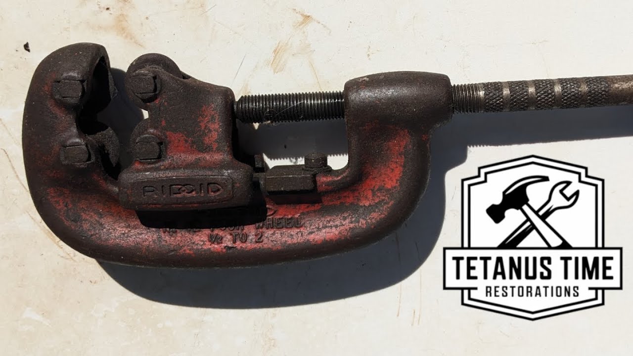 Ridgid No 42 Four Wheel Pipe Cutter - Beautiful Restoration