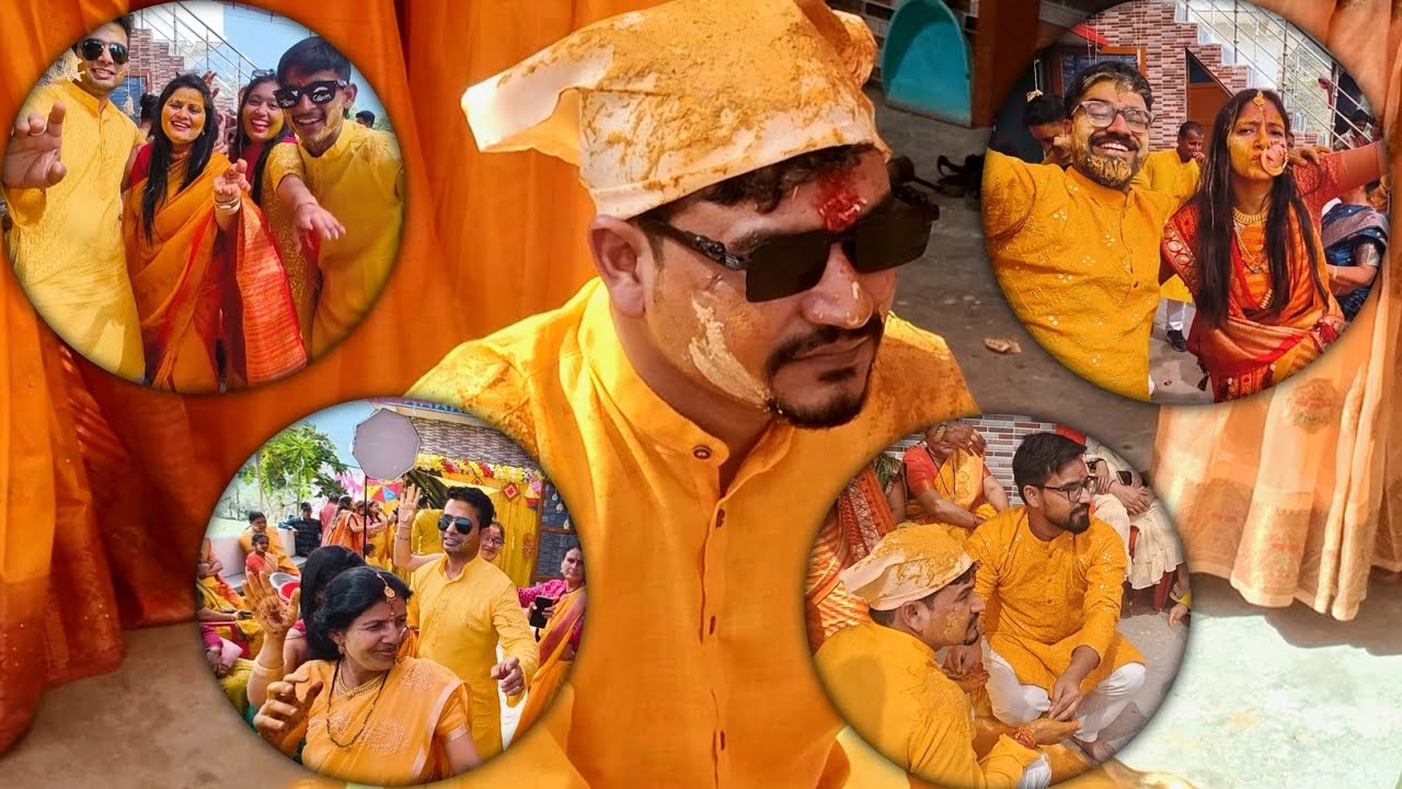 Haldi mai kurta faad diya😂|| shaadi vlog || ❤️