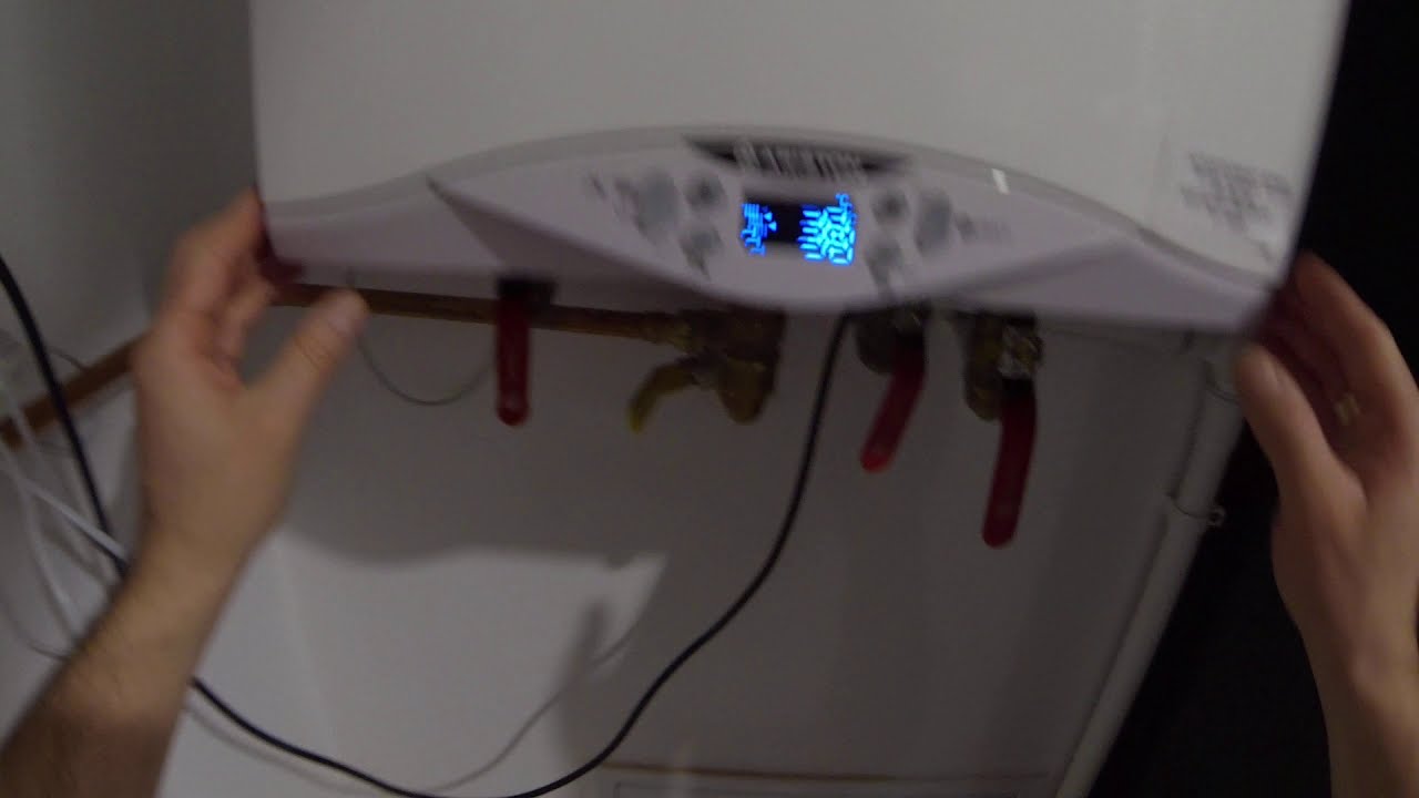 Ariston Cares Premium 24 EU Front Cover Remove - inside view