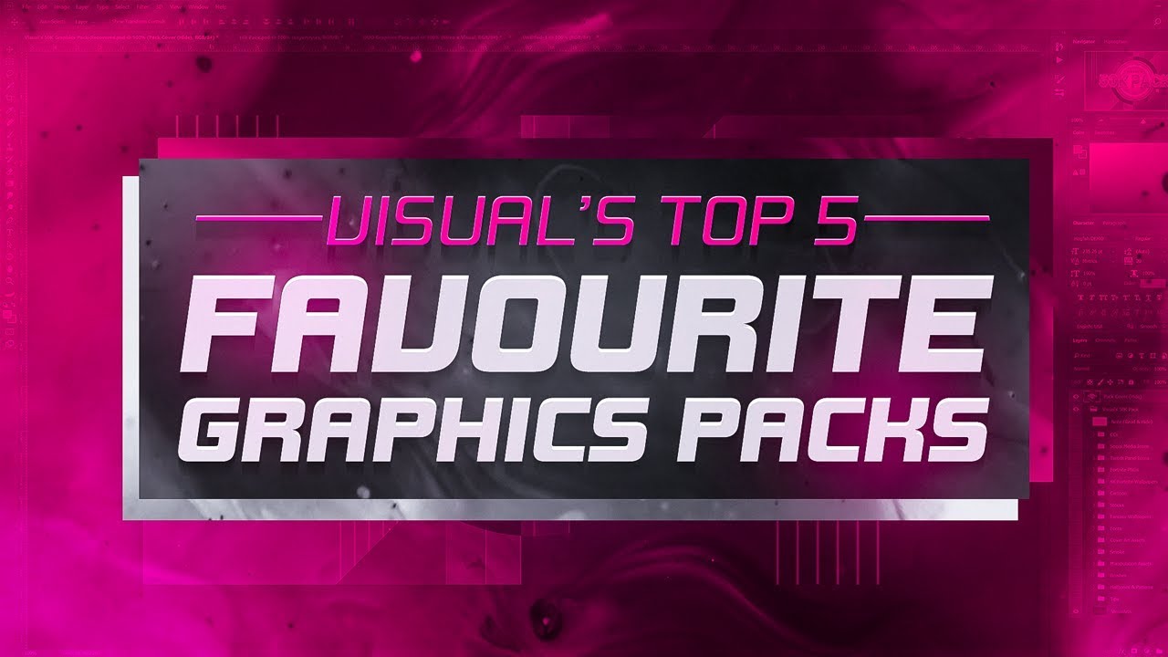 Visual&rsquo;s Top 5 Favorite Graphic Design Packs of All Time! (FREE)