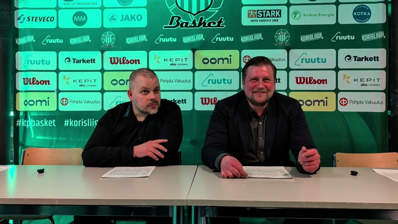 KTP-Basket - Tapiolan Honka, lehdistötilaisuus 6.3.2026