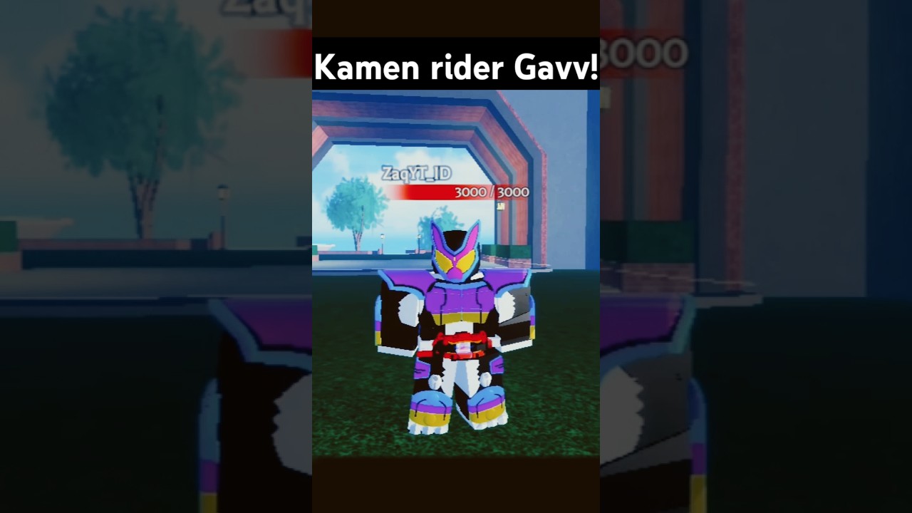 They added Gavv! #ridertime #roblox #kamenrider #kamenridergavv