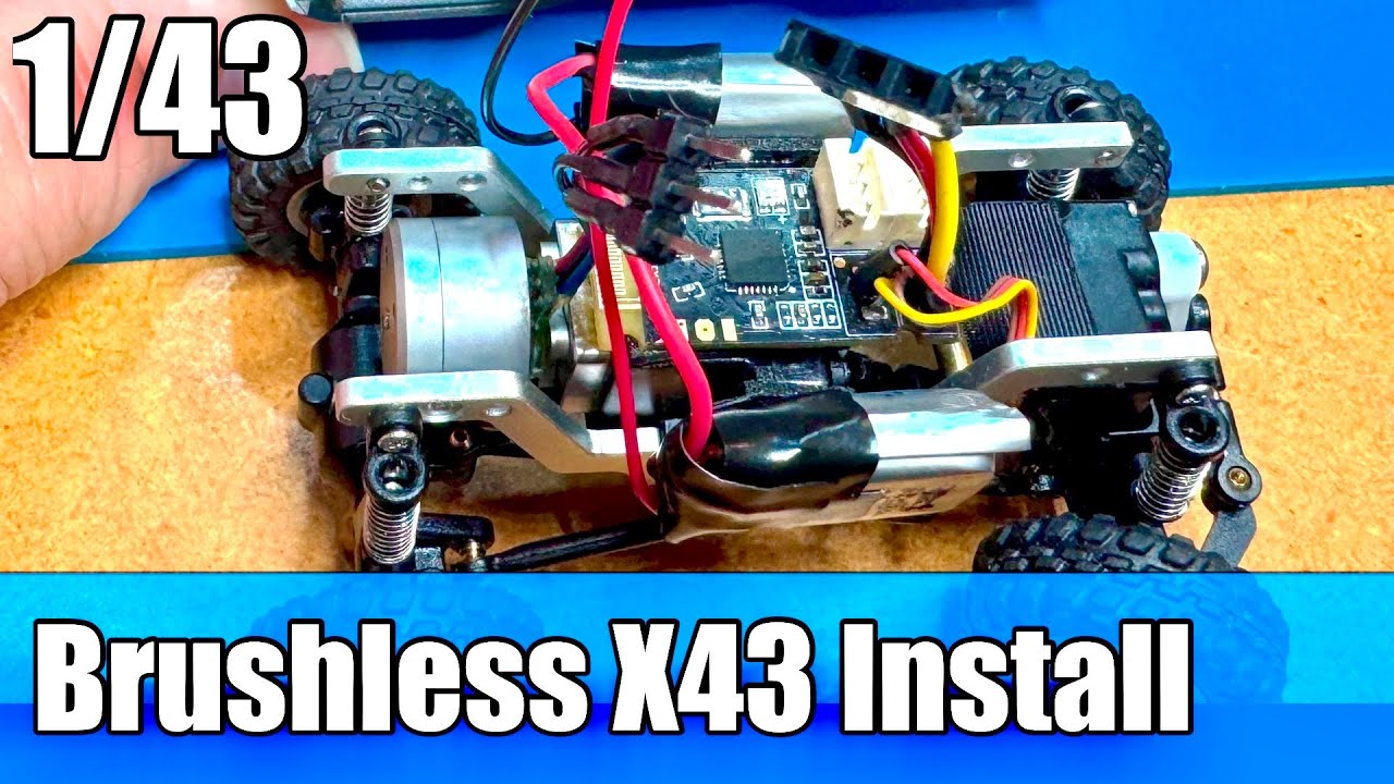 X43 Brushless Install
