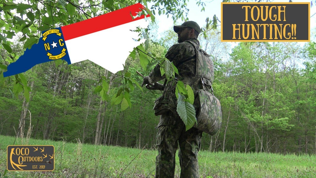 Turkey Hunting The North Carolina Mountains! - TOUGH TURKEY HUNTING! | NC Spring 2023